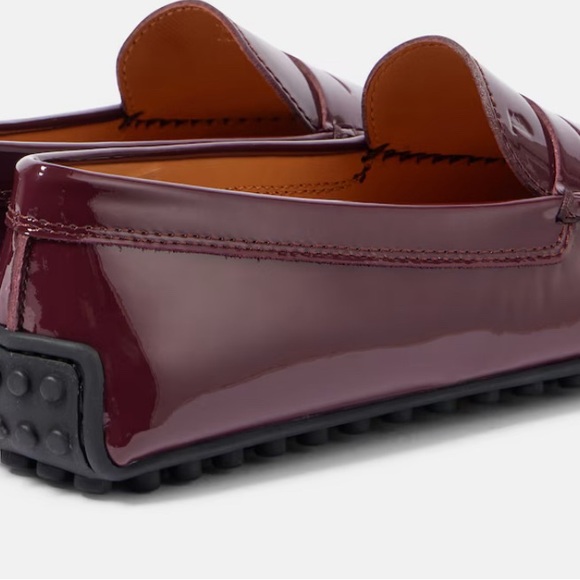 Tods Gommino Burgundy Driving Loafers made in Italy - Picture 3 of 10